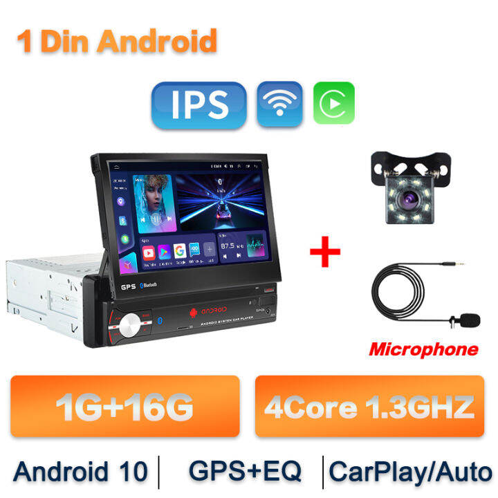 Android Universal Din Car Radio Carplay Gps Navigation Multimedia