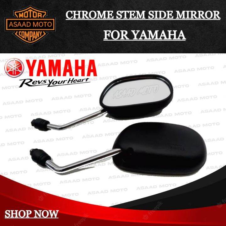 YAMAHA MIO GRAVIS CHROME STEM SIDE MIRROR ASAAD MOTO Lazada PH