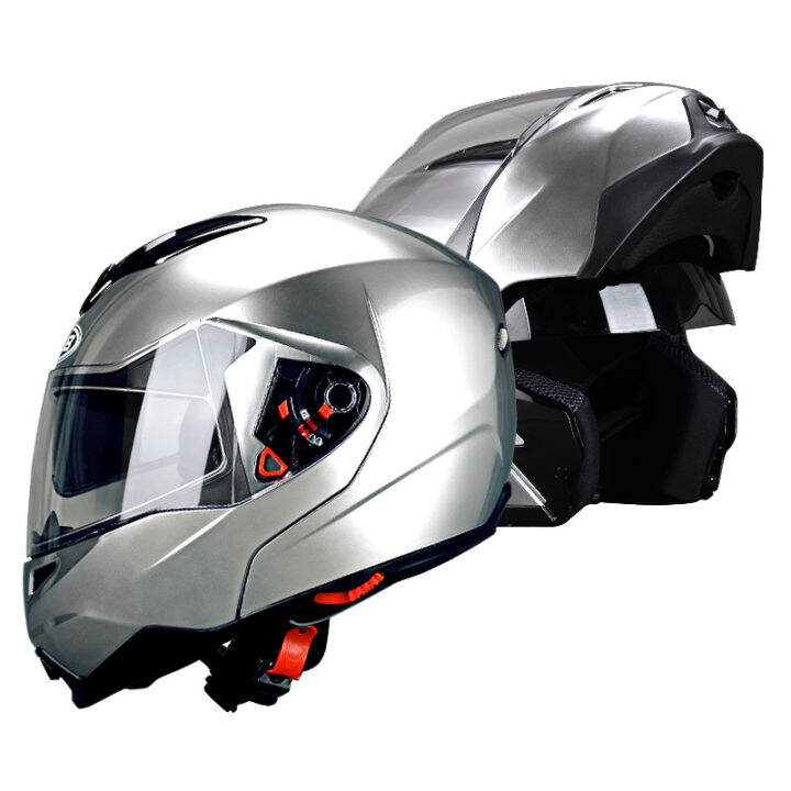 GSB 339 Motorcycle Helmet With Double Lenses For Men And Women With