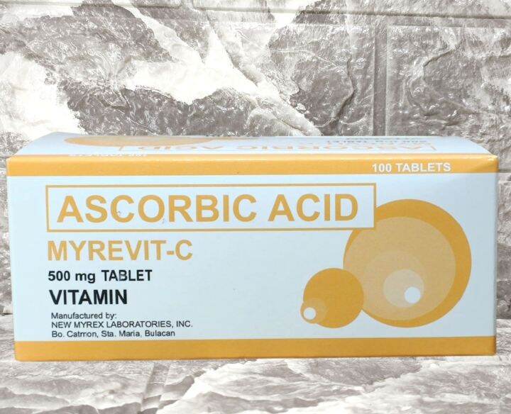 MYREVIT C Ascorbic Acid 500mg 100 Tablets Lazada PH