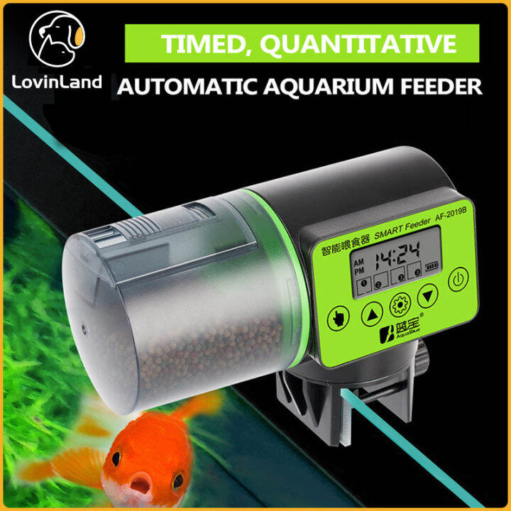 Smart Automatic Fish Feeder Aquarium Fish Tank Electrical ABS Plastic