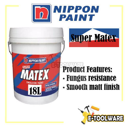 L Nippon Paint Super Matex Emulsion Interior Wall Ceiling Paint