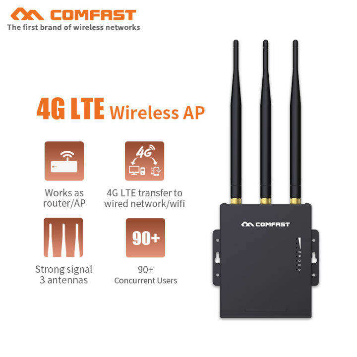 Comfast CF E7 Waterproof 4G LTE Outdoor AP Wifi Router Plug And Play 4G