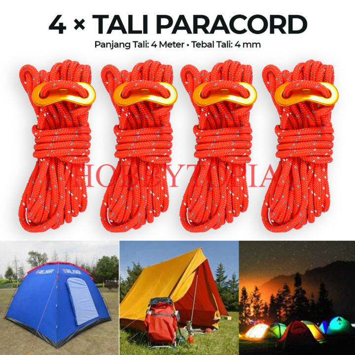 Rayming Tali Paracord Tali Tenda Climbing Rope Mm X Meter Rol