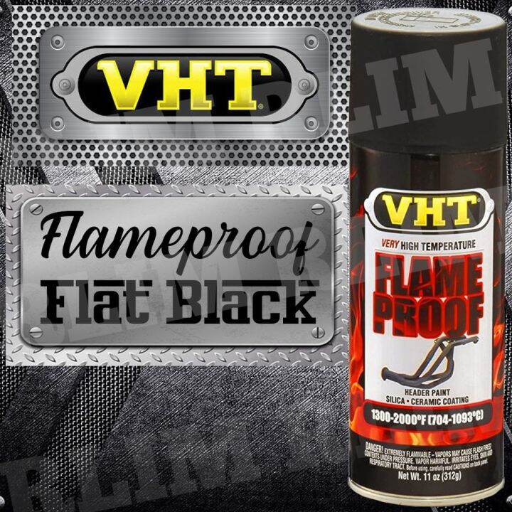 VHT Flameproof FLAT BK Spray Paint Spraypaint WO Lazada PH