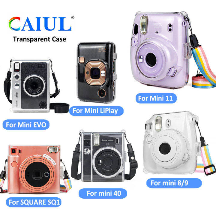 CAIUL Clear Crystal Plastic Case Cover Shell For Fujifilm Fuji Instax