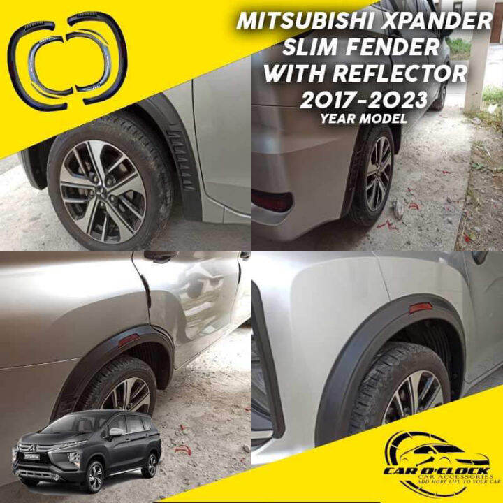 Mitsubishi Xpander GLS GLX Cross 2017 2022 Slim Fender With Reflector