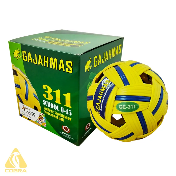 Gajah Emas Ge Sepak Takraw Ball Lazada