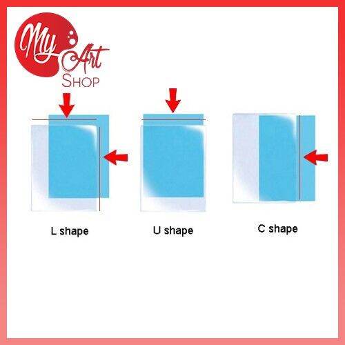 A Pvc L U C Shape Folder A Pvc Clear Folder Lazada