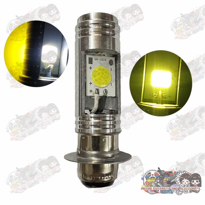 LJ Motorcycle T19 Headlight Bulb Led High And Low For Xrm Wave Mio