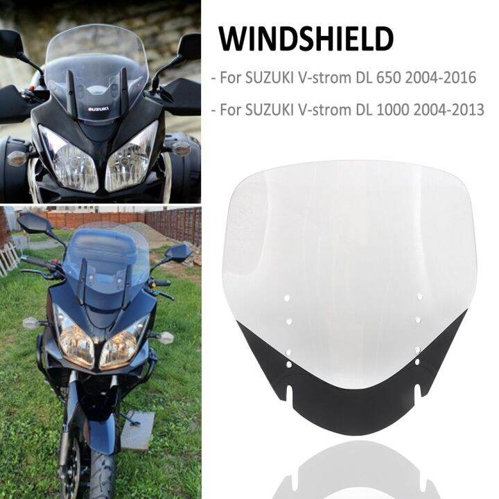 NEW Motorcycle Windscreen Windshield Wind Deflector Protector Shield