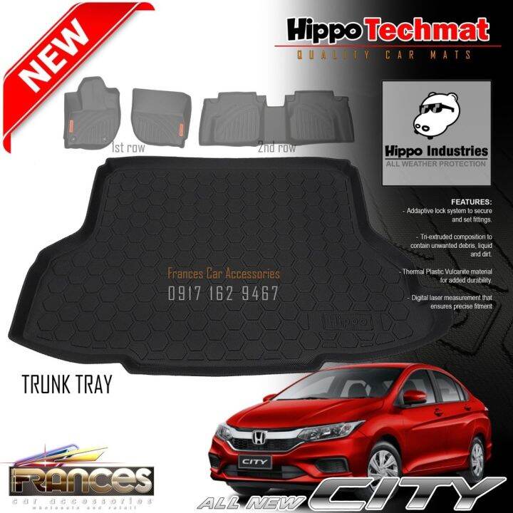 Honda City 2016 2022 Cargo Trunk Tray Deep Dish Matting Thailand Made