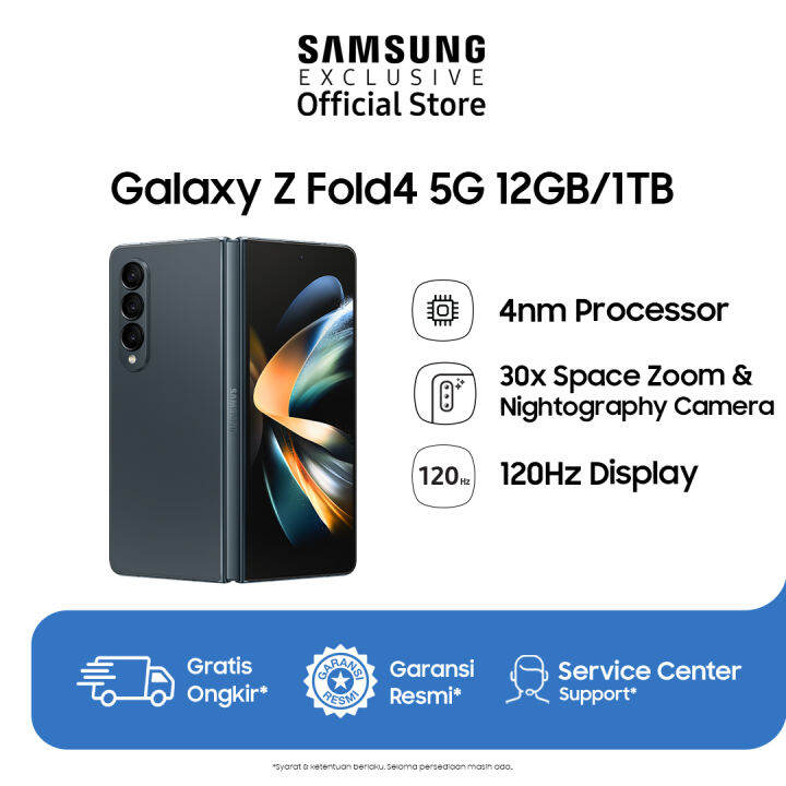 Samsung Galaxy Z Fold G Gb Tb Graygreen Handphone Processor