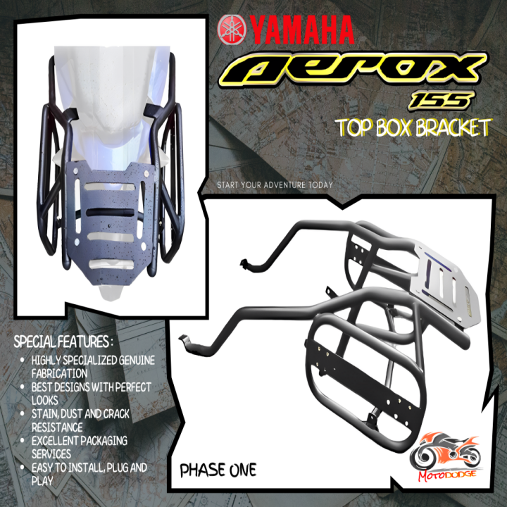 YAMAHA AEROX 155 V1 V2 V3 TOP BOX BRACKET PHASE 1 Lazada PH