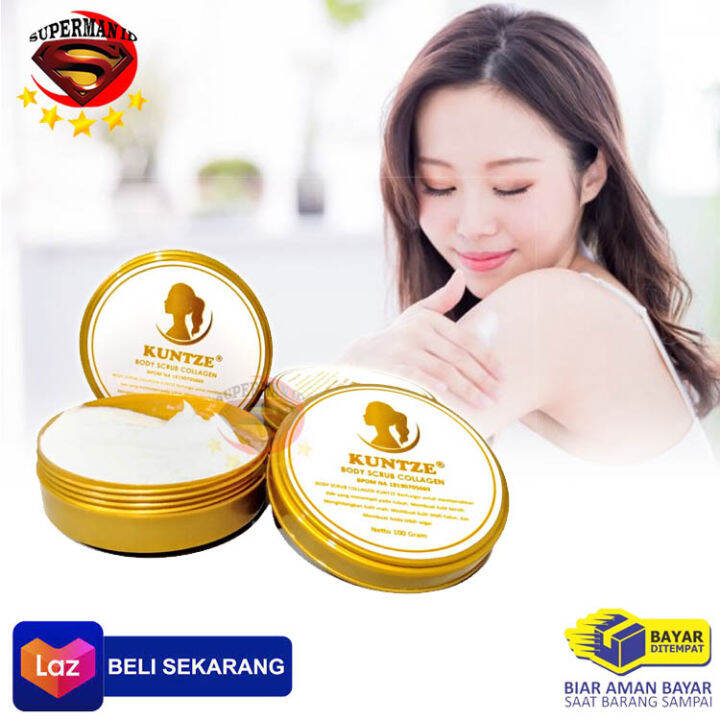 Superman Id Ampuh Mengangkat Daki Kuntze Lulur Mandi Body Scrub