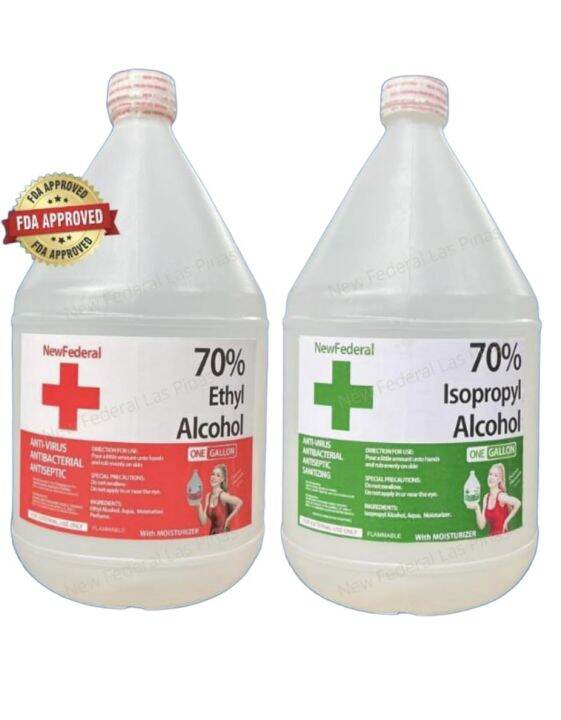 New Federal 70 ISOPROPYL ALCOHOL ETHYL ALCOHOL DISINFECTANT