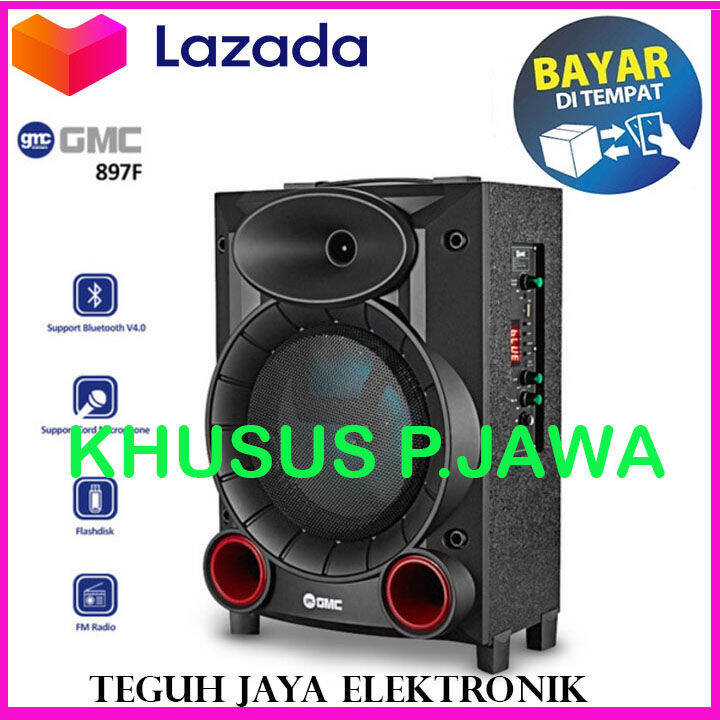 GMC 897F Speaker Portable Pengeras Suara Portable BLUETOOTH USB