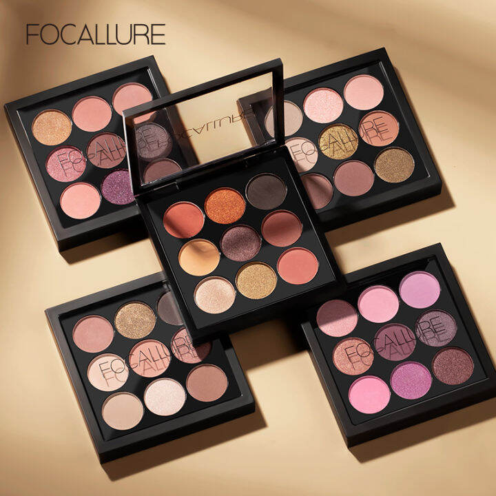 Focallure Matte Shimmer Eyeshadow Palette Colours Eye Makeup