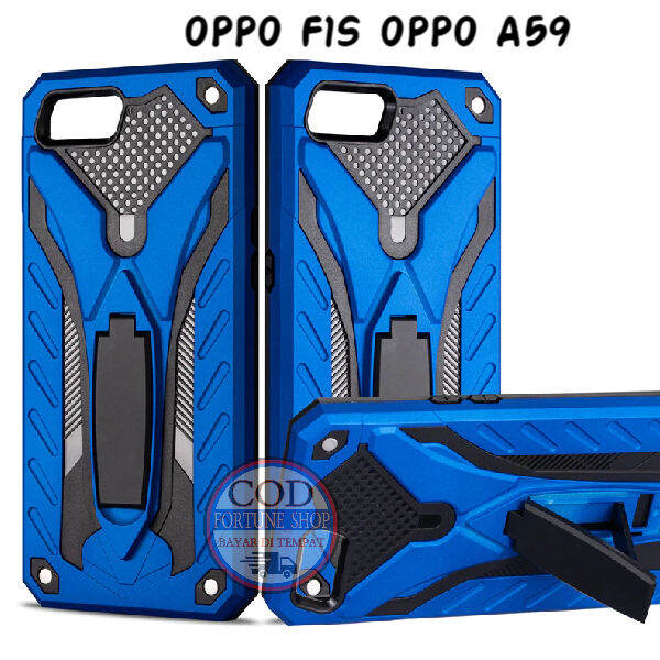 CASE COCOK UNTUK HP OPPO A59 F1S CASING STANDING BACK KLIP HARD CASE