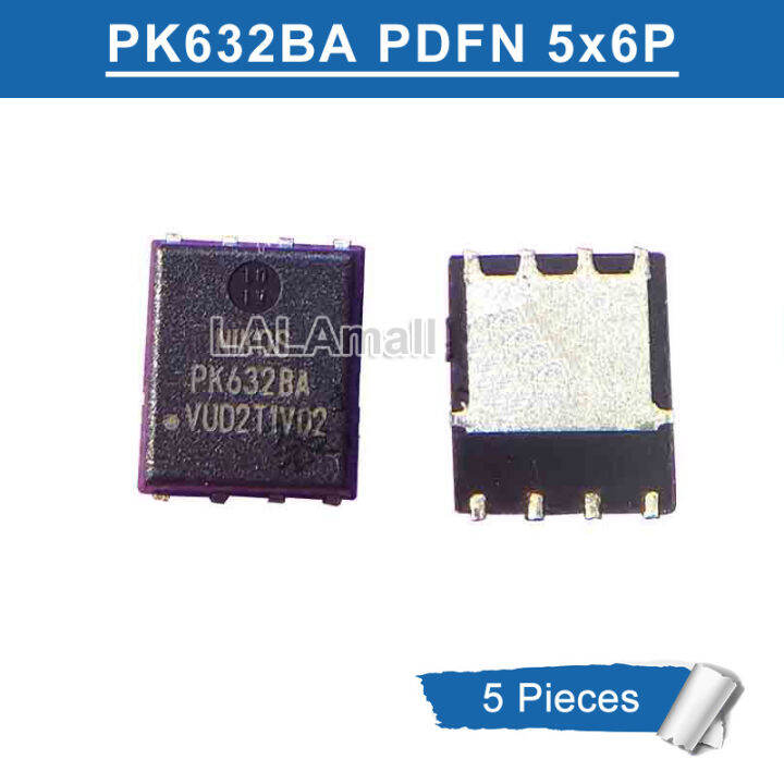 5pcs PK632BA PDFN 5x6P PK6328A DFN SMD 30V 78A N Channel MOSFET