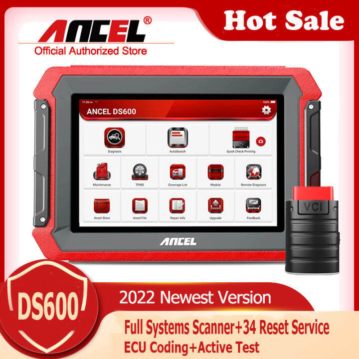 Ancel Ds Full System Car Diagnostic Tool With Ecu Coding Active Test