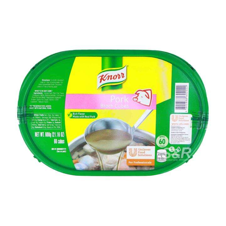 Knorr Pork Broth Cubes 60pcs Lazada PH