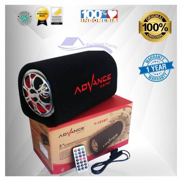 Speaker Bluetooth Aktif Portable Advance T101BT Subwoofer Karaoke Radio