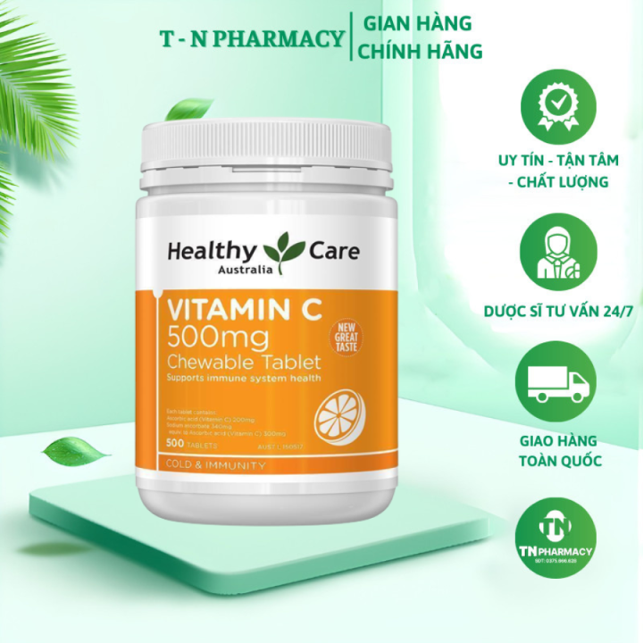 Vi N Nhai B Sung Vitamin C Healthy Care Vitamin C Mg H P V