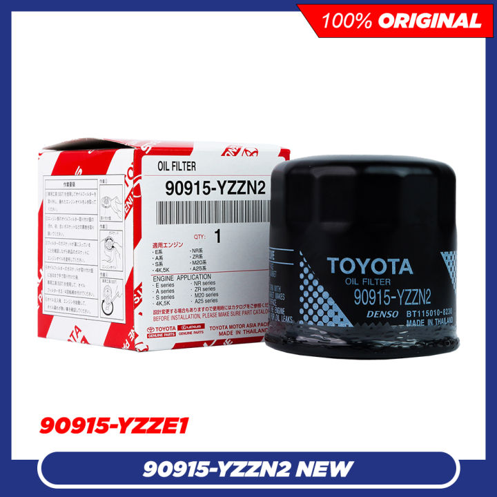 Toyota Genuine Oil Filter 90915 YZZN2 YZZE1 Camry Altis Vios