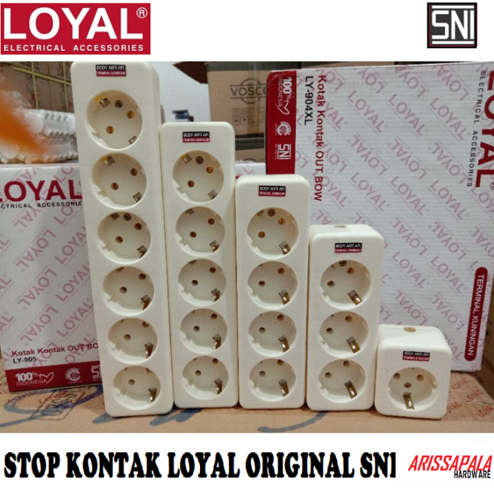 Loyal Stop Kontak Listrik Colokan Terminal Arde Outbow Kuningan Sni