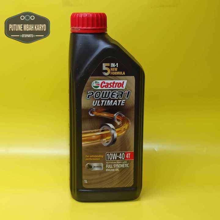 Oli Mesin Motor Castrol POWER1 Ultimate 4T 10W 40 1L Castrol POWER 1