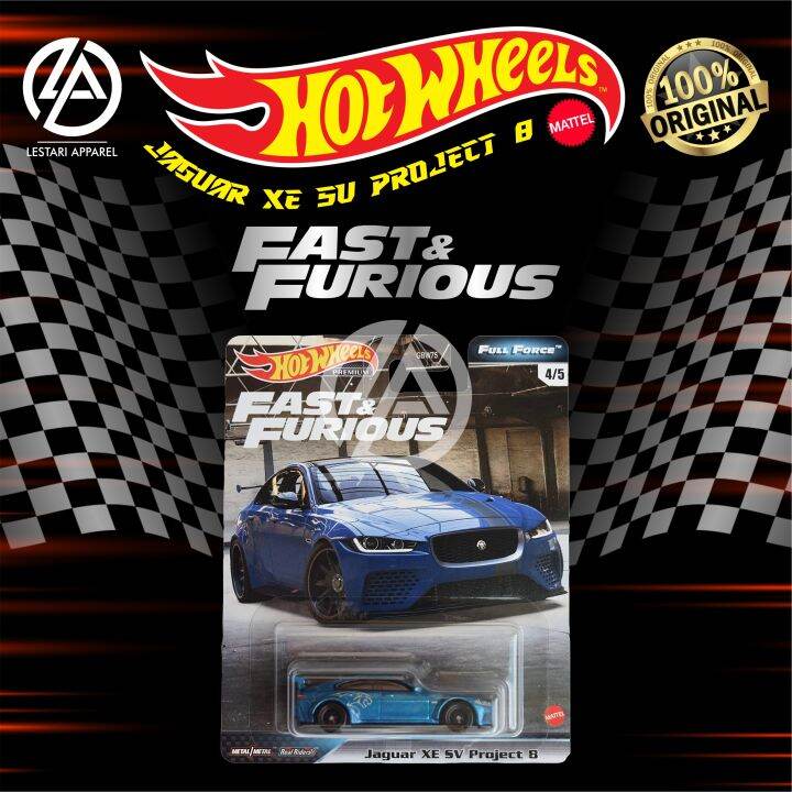 Hot Wheels Fast Furious Premium Full Force Jaguar Xe Sv Project