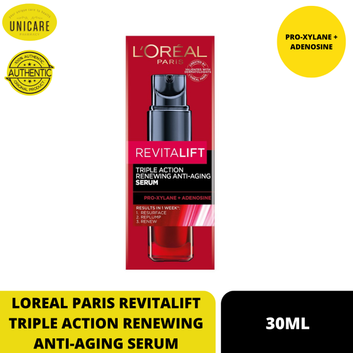 Loreal Paris Revitalift Triple Action Renewing Anti Aging Serum Ml