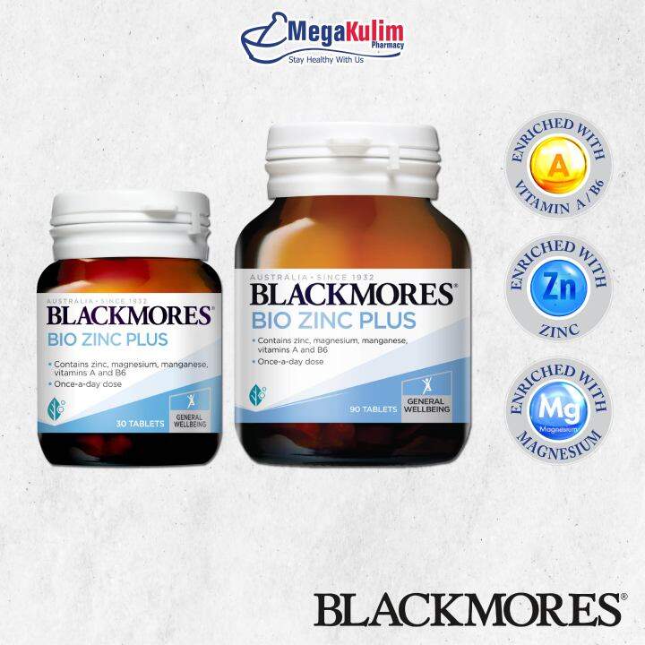 Blackmores Bio Zinc Plus Tab Lazada