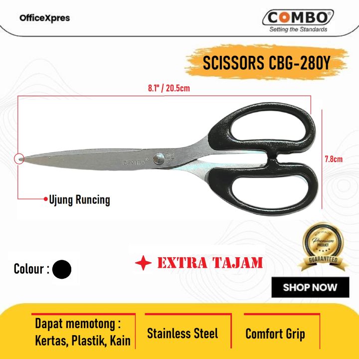 Gunting Kertas Inch Cm Gunting Stainless Steel Gunting Besar