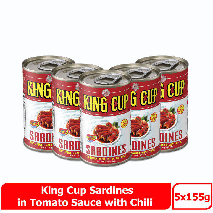 King Cup Sardines In Tomato Sauce With Chili G X Lazada Ph