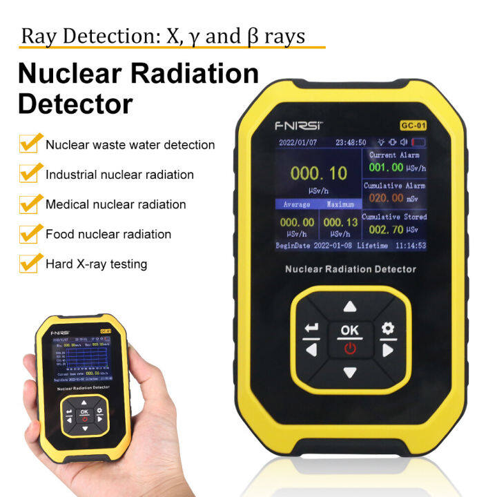 Fnirsi Portable Nuclear Radiation Detector Geiger Counter Dosimeter