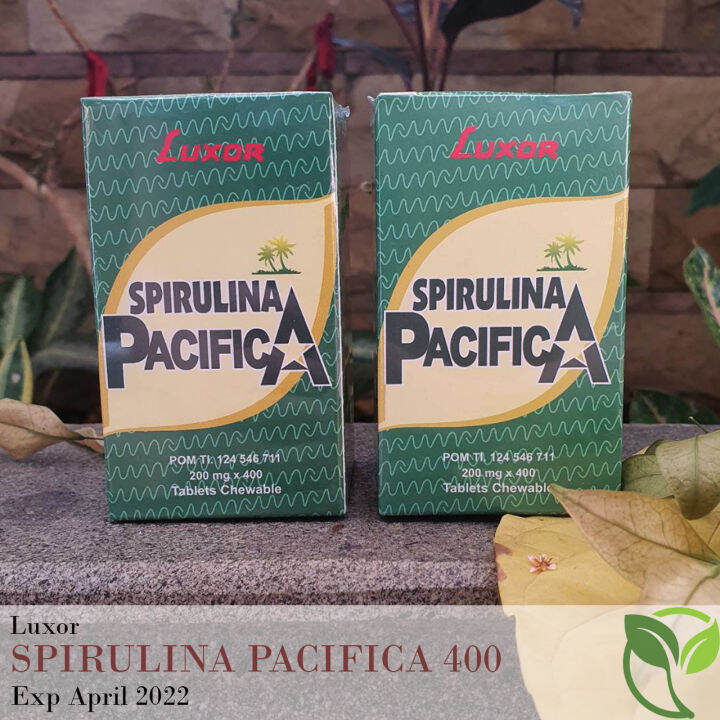 Spirulina Pacifica Luxor Tablet Lazada Indonesia