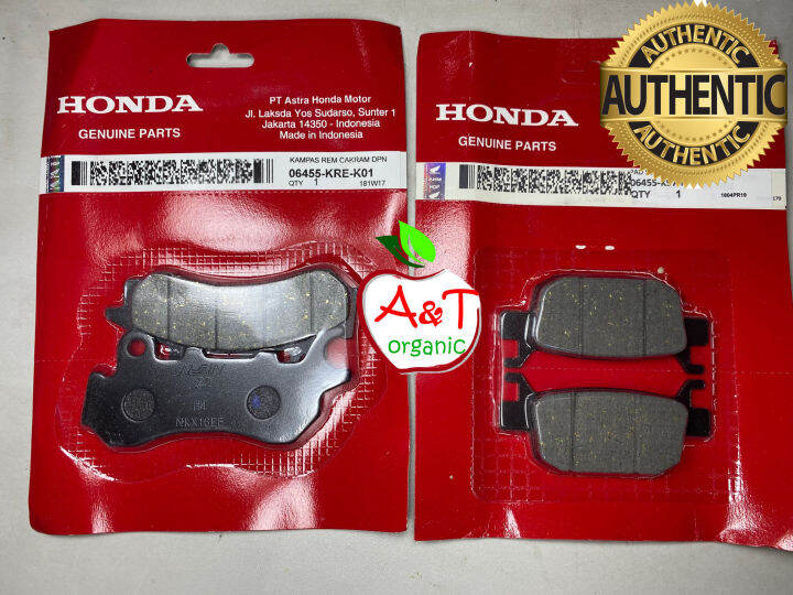 Pcx Cbs Genuine Honda Brake Pad Front Rear Set For Pcx Cbs