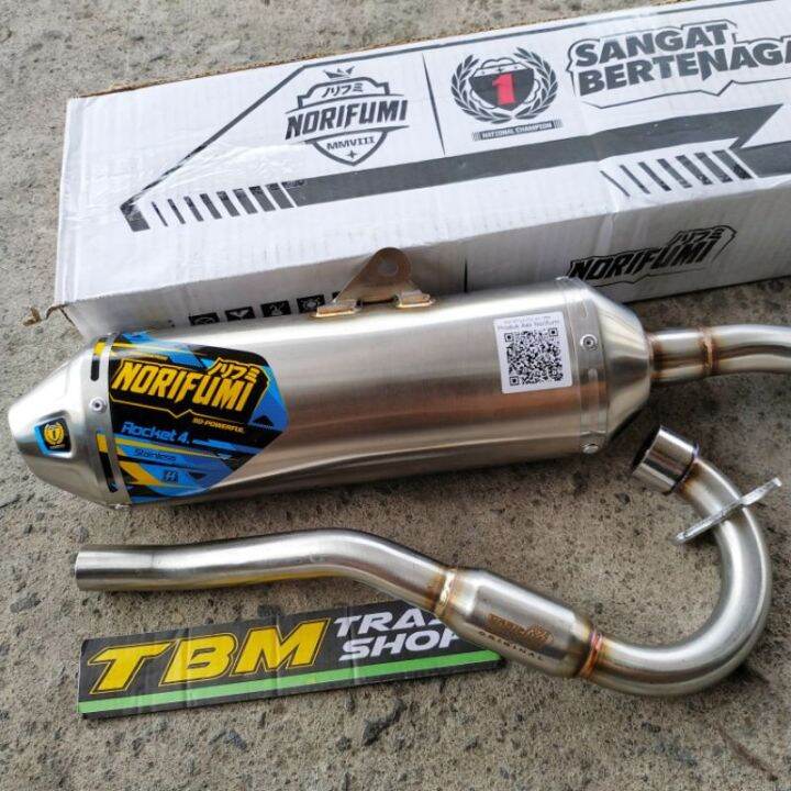 Knalpot NORIFUMI ROCKET 4 SS ORIGINAL CRF 150L Lazada Indonesia