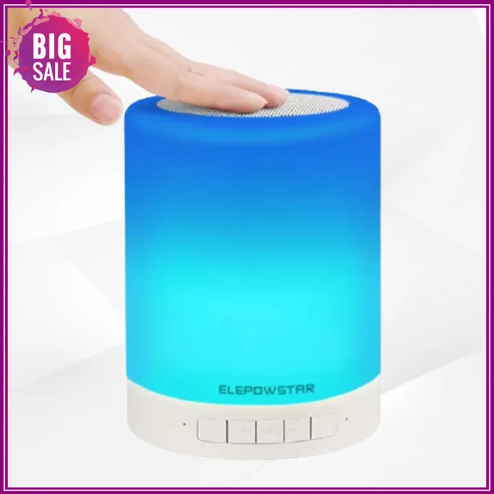 Portable Bluetooth Speaker With Different Colors Of LED Light Lamp