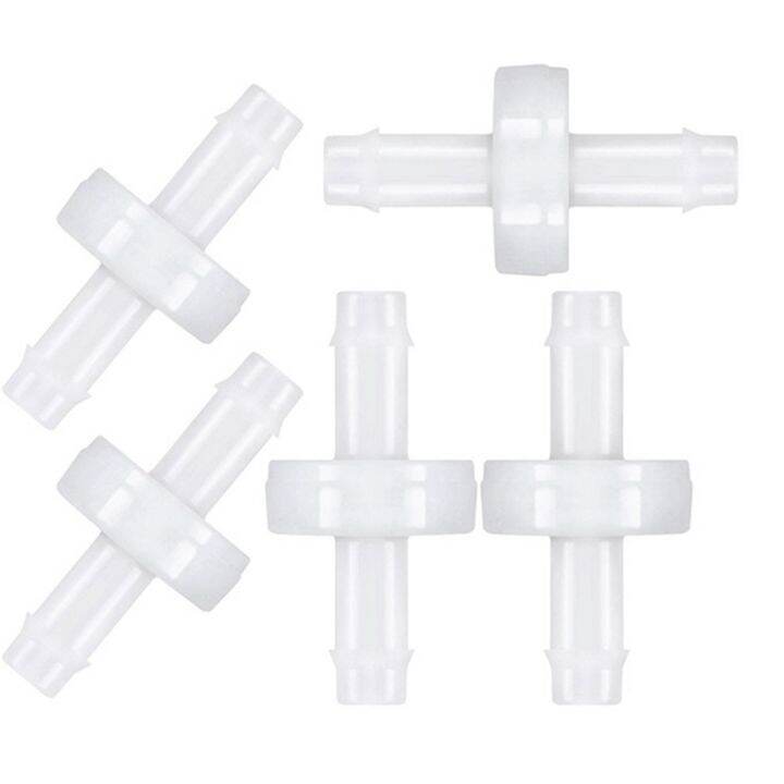 5Pcs Check Valve PVDF Wear Resistant One Way Check Valve For Fuel Gas