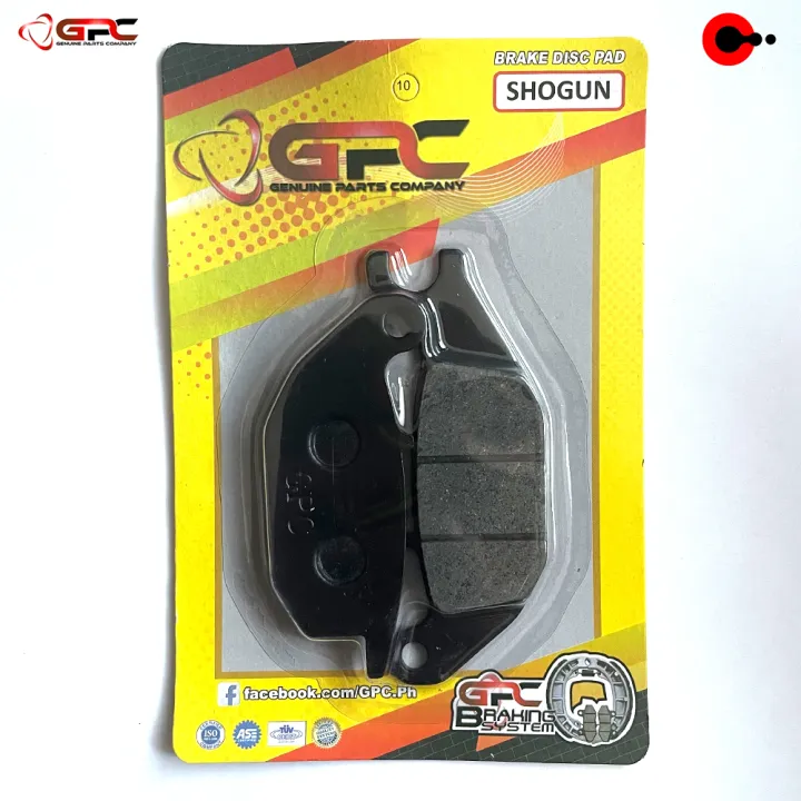 Gpc Motorcycle Rear Brake Pads For Suzuki Shogun Raider Carburetor