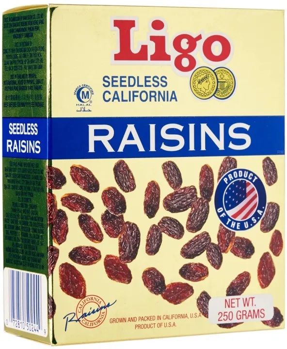 Ligo Seedless California Raisin Goldbox 250g Lazada