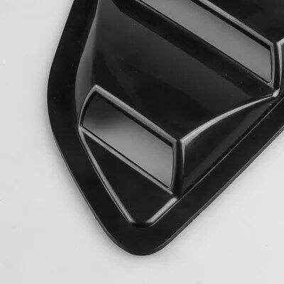 Pair Rear Quarter Window Louvers Scoops Spoiler Car Tunning Panel Side