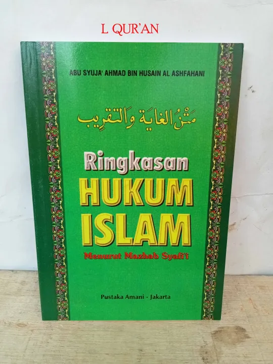 Buku Terjemah Kitab Matan Takrib Matan Ghoya Watakrib Buku