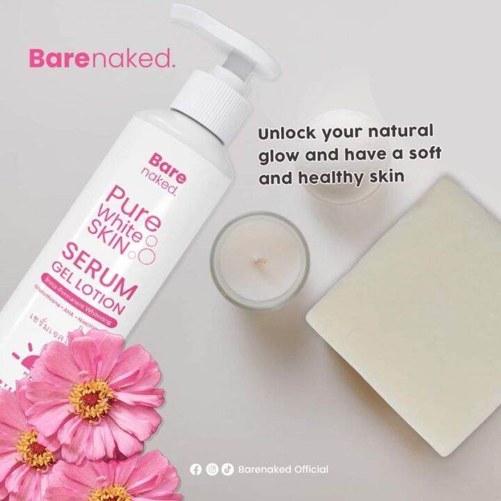 Bare Naked Pure White Skin Gel Serum Lotion Lazada Ph