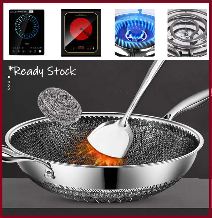 Ready Stock Layer High Quality Non Stick Honeycomb Stainless Steel