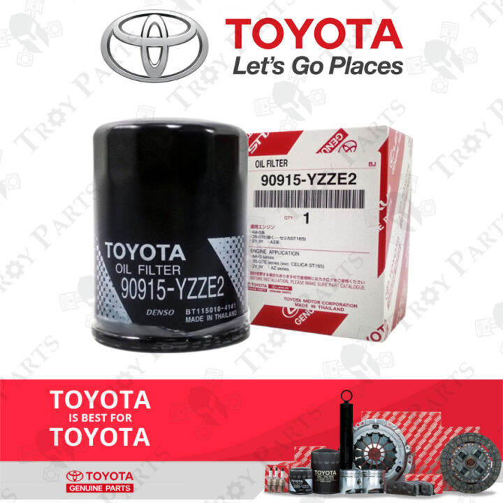 Original Toyota Oil Filter 90915 YZZE2 YZZE2 For Alphard Camry