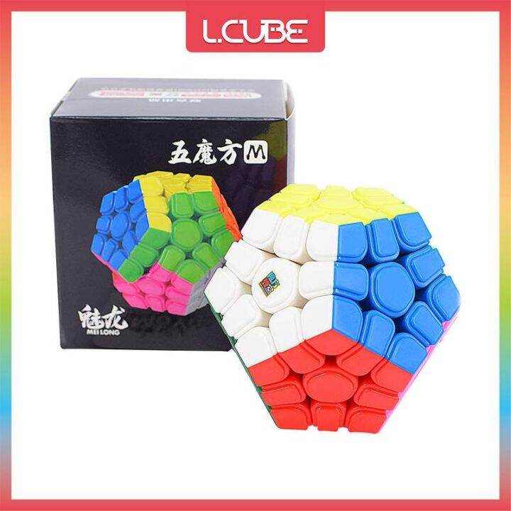 Lcube Moyu Meilong Megaminx M 3x3 Magnetic Stickerless Cube MFJS